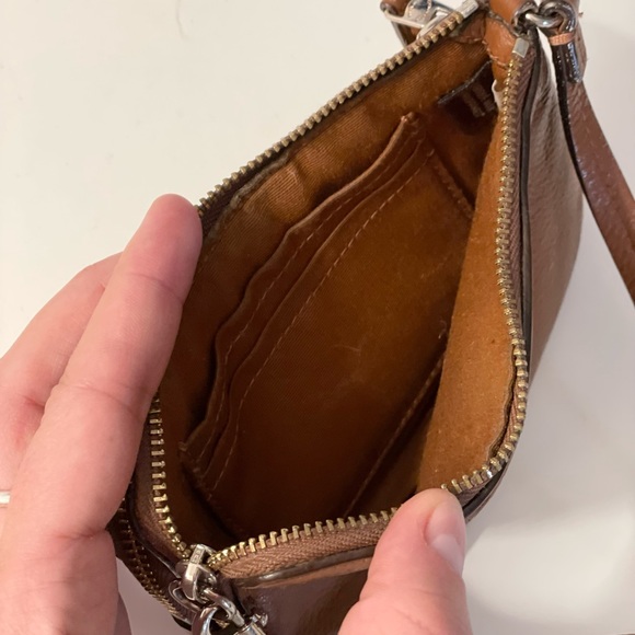 Brown Coach Wristlet Wallet - Picture 4 of 6